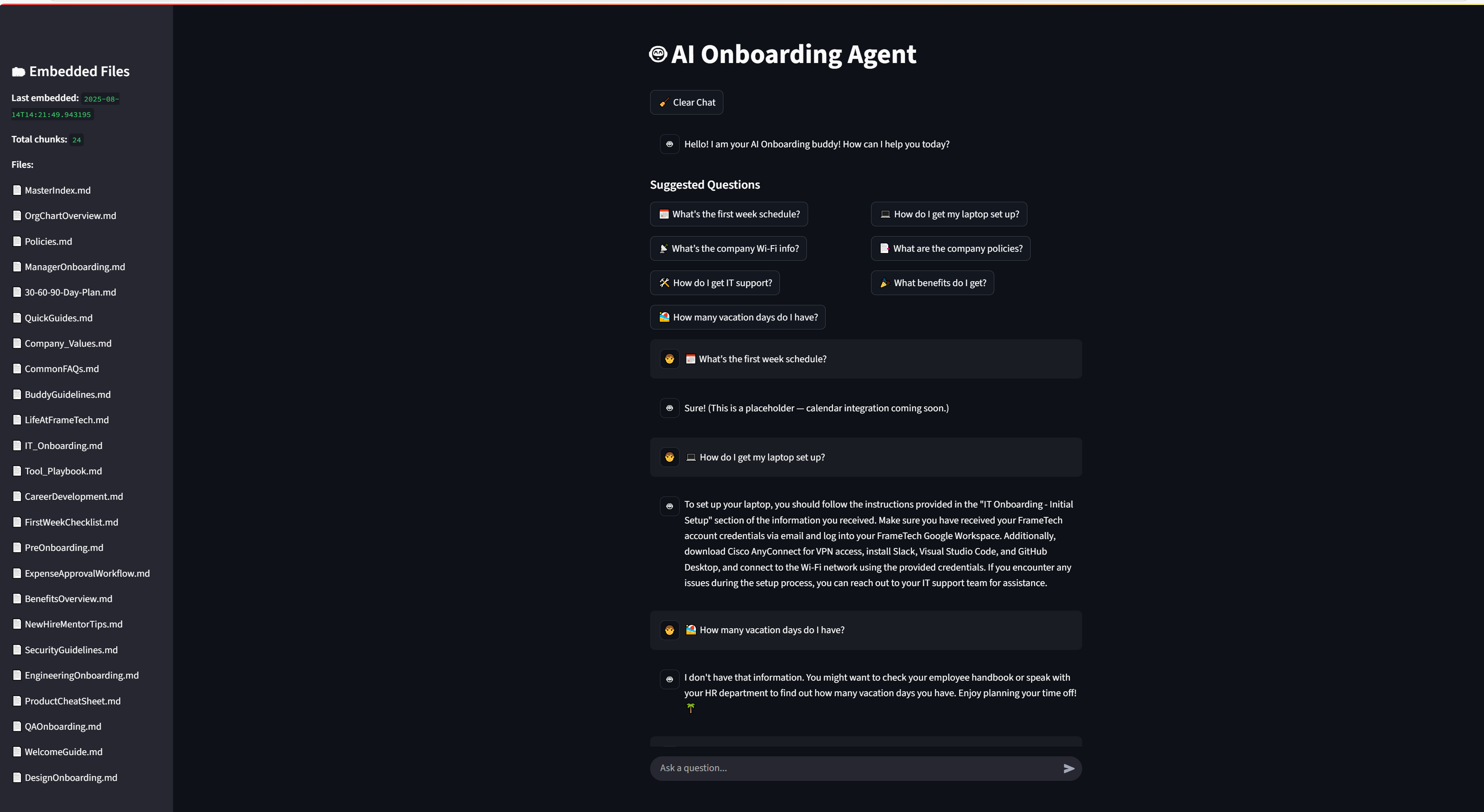 Onboarding Assistant